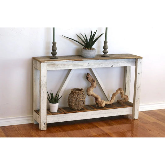 White Combo A-Frame Console