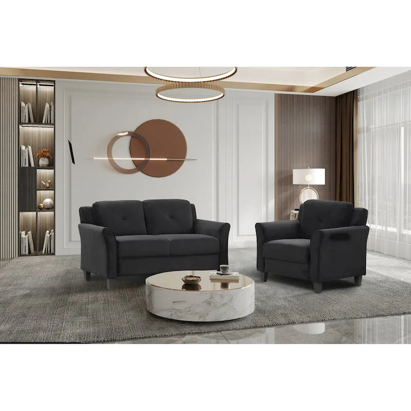 Double Seat Living Room Loveseat - 31.10 x 29.50 x 64.10