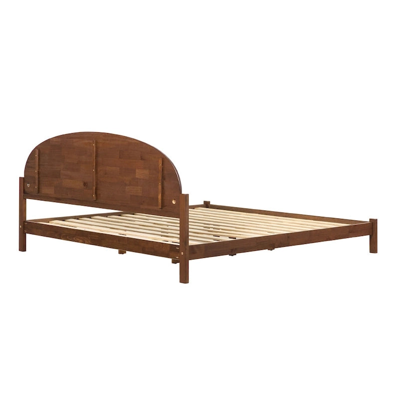 Middlebrook Designs Arched Headboard Solid Pine King Bed