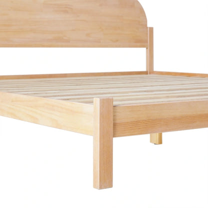 Middlebrook Designs Arched Headboard Solid Pine King Bed