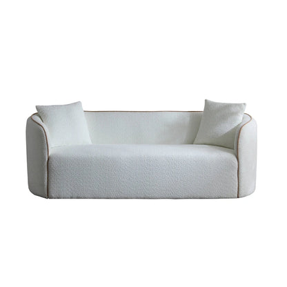 Christopher Knight Home - Tonson 82 Boucle Curved 3-Seater Sofa