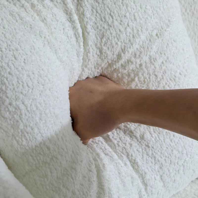 Christopher Knight Home - Tonson 82 Boucle Curved 3-Seater Sofa