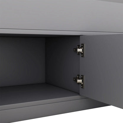 Twin/Full Size Captain Platform Bed with 4 Drawers and Storage Shelves, Solid Wood Bed Frame with Storage Bookcase Headboard