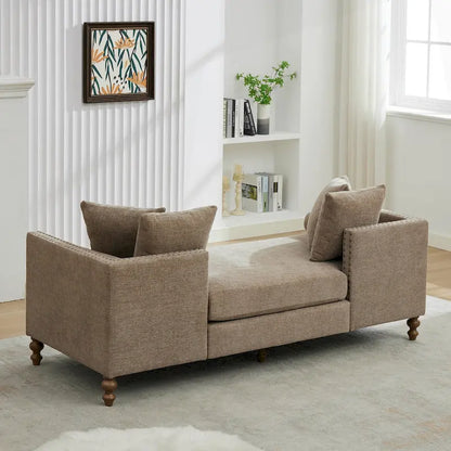 Comfortable Upholstered Chaise Lounge with Various Features for Relaxation