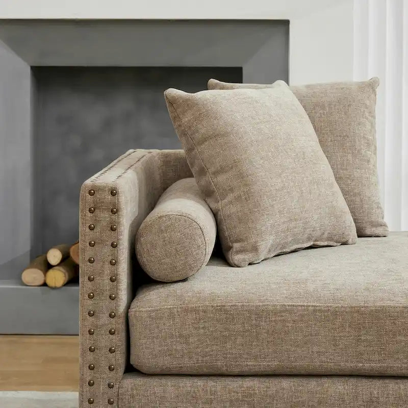 Comfortable Upholstered Chaise Lounge with Various Features for Relaxation