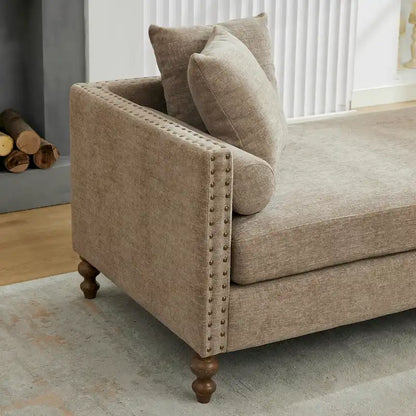 Comfortable Upholstered Chaise Lounge with Various Features for Relaxation