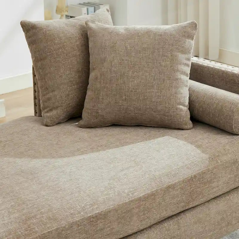 Comfortable Upholstered Chaise Lounge with Various Features for Relaxation