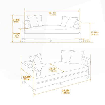 Comfortable Upholstered Chaise Lounge with Various Features for Relaxation