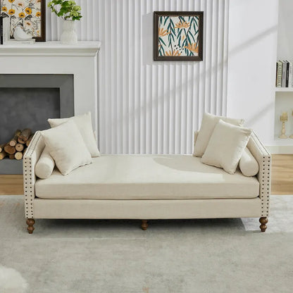 Comfortable Upholstered Chaise Lounge with Various Features for Relaxation