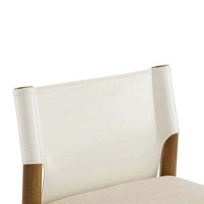 Christopher Knight Home - Mika Modern 28.5 Wood Barstool Set with Neutral Polyester Cushion for Kitchen Island or Home Bar