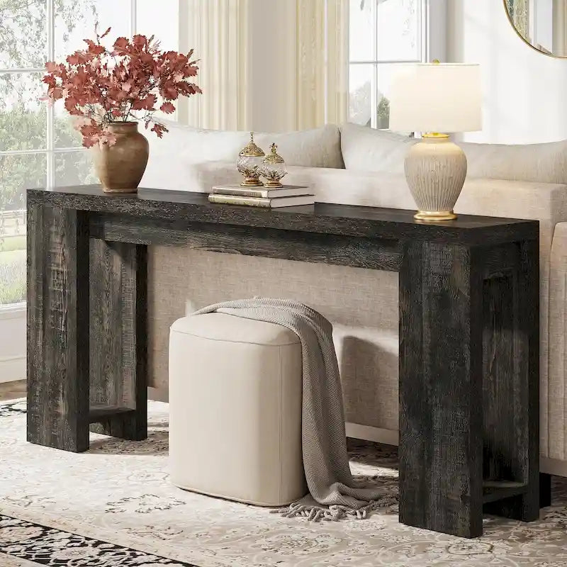 70.9 Inches Long Console Sofa Table for Living Room Entryway Hallway