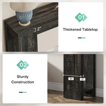 70.9 Inches Long Console Sofa Table for Living Room Entryway Hallway