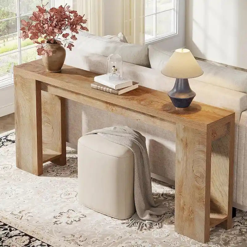 70.9 Inches Long Console Sofa Table for Living Room Entryway Hallway