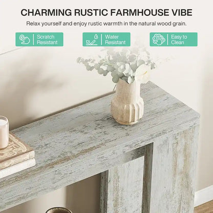 70.9 Inches Long Console Sofa Table for Living Room Entryway Hallway
