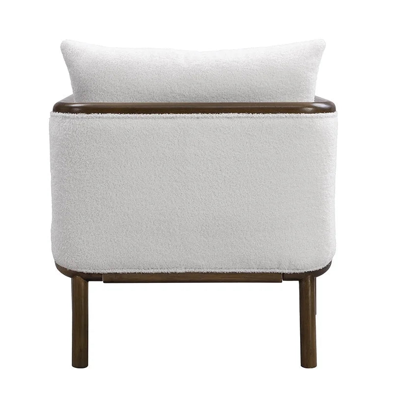 Sherpa Fabric Accent Chairs (Set of 2)
