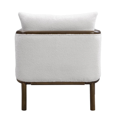 Sherpa Fabric Accent Chairs (Set of 2)