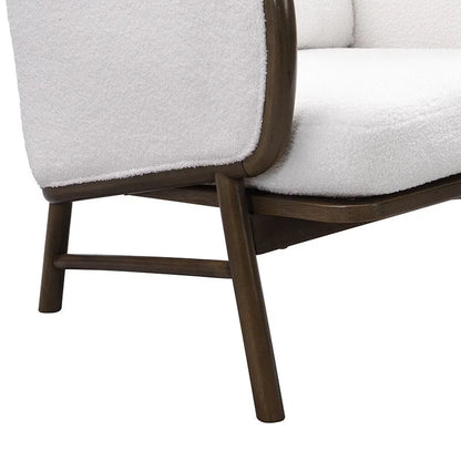 Sherpa Fabric Accent Chairs (Set of 2)