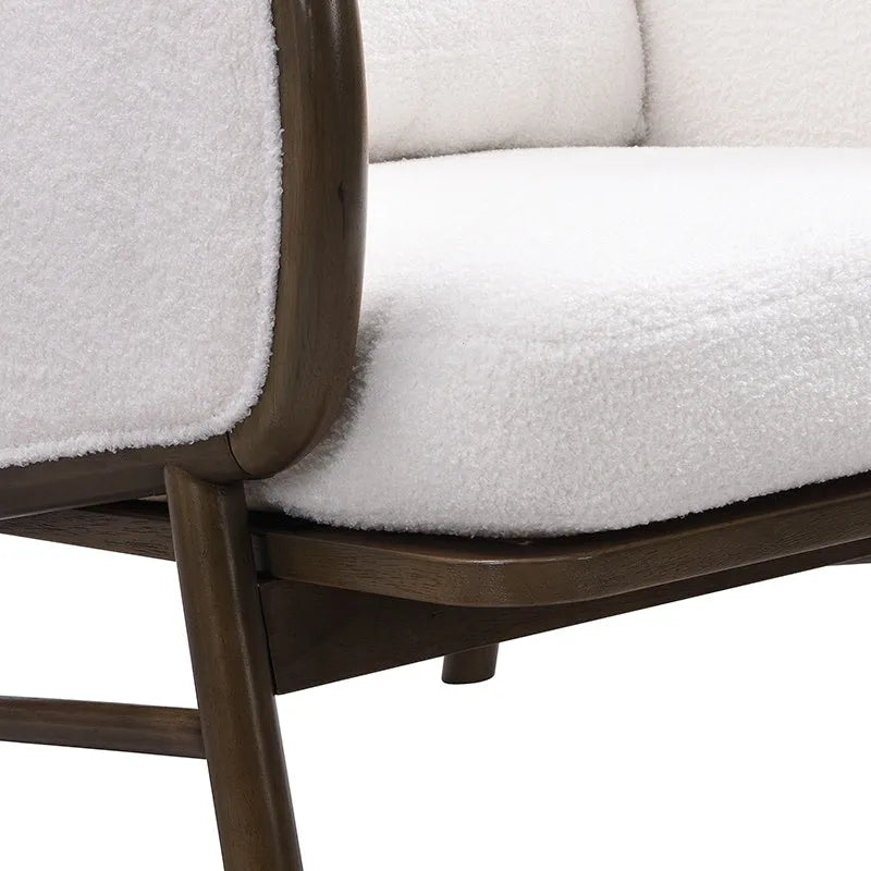 Sherpa Fabric Accent Chairs (Set of 2)