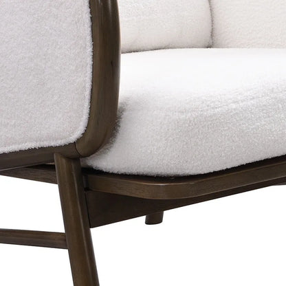 Sherpa Fabric Accent Chairs (Set of 2)