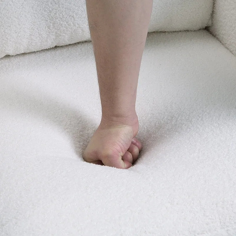 Sherpa Fabric Accent Chairs (Set of 2)