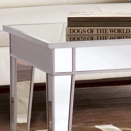 SEI Furniture Dalton Mirrored Rectangle Coffee Table