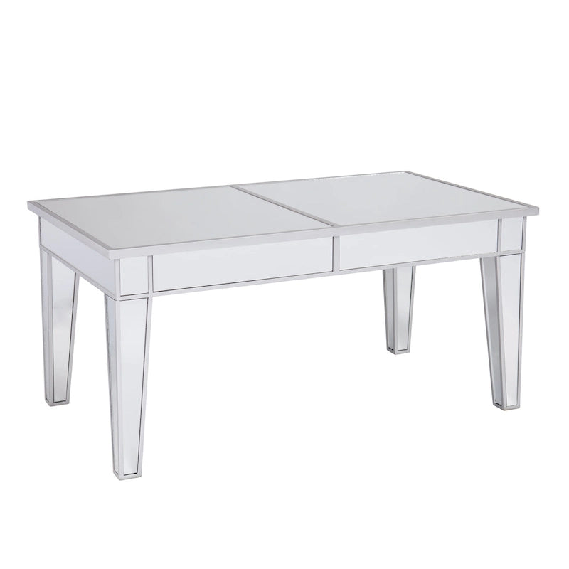 SEI Furniture Dalton Mirrored Rectangle Coffee Table