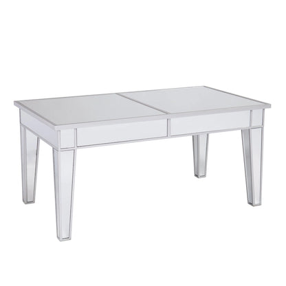 SEI Furniture Dalton Mirrored Rectangle Coffee Table