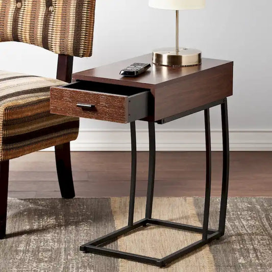 SEI Furniture Liatris Side Table w/ Power and USB