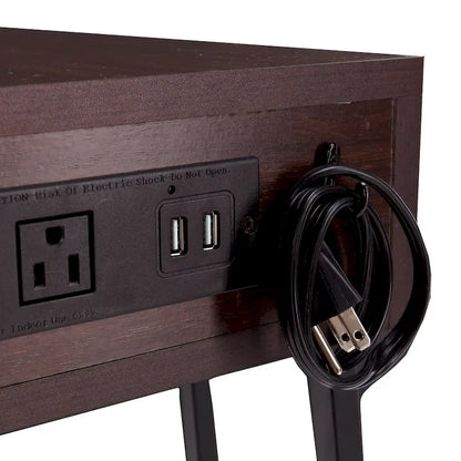 SEI Furniture Liatris Side Table w/ Power and USB