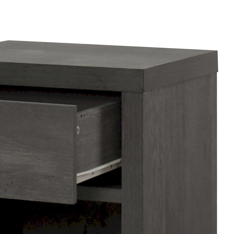 Nystrom Faux Wood Single Drawer Nightstand by Christopher Knight Home