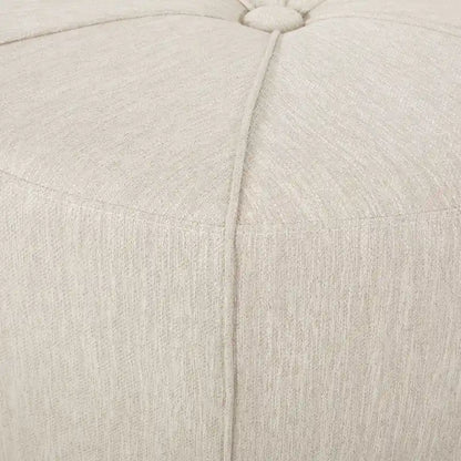 Birdsong Upholstered Round Ottoman by Christopher Knight Home