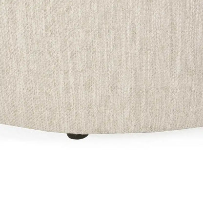 Birdsong Upholstered Round Ottoman by Christopher Knight Home
