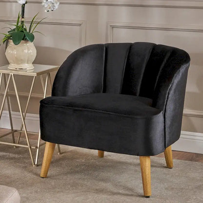 Amaia Modern Velvet Club Chair by Christopher Knight Home