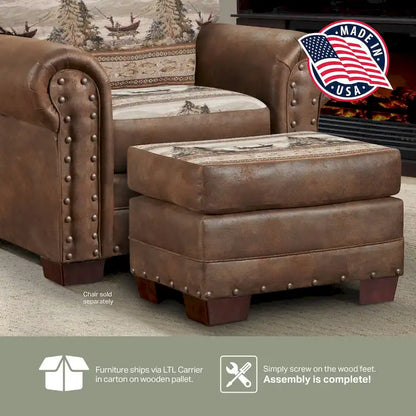 Alpine Cabin Lodge 4 piece Living Room Sleeper Set