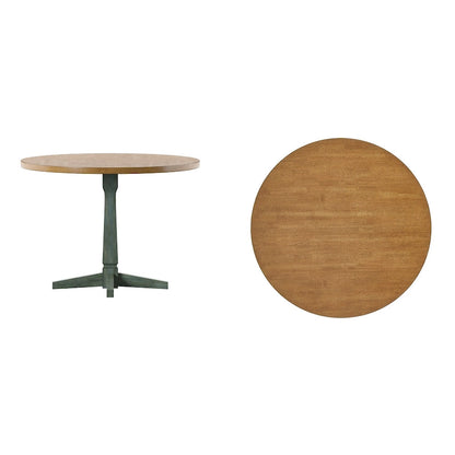 Ronda Round Two-Tone Dining Table