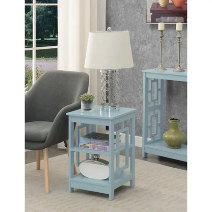 Convenience Concepts Town Square End Table with Shelves