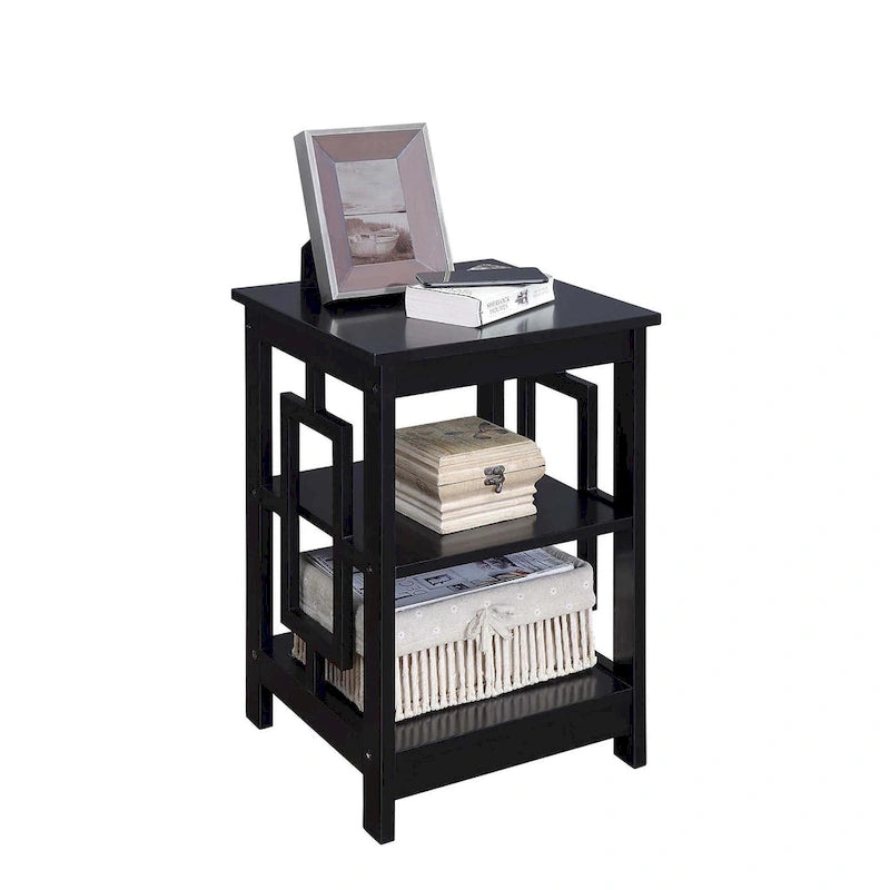 Convenience Concepts Town Square End Table with Shelves