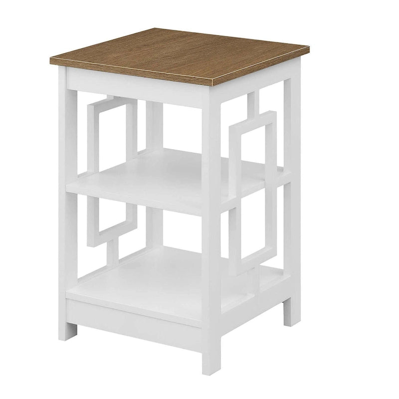 Convenience Concepts Town Square End Table with Shelves