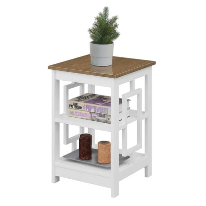Convenience Concepts Town Square End Table with Shelves