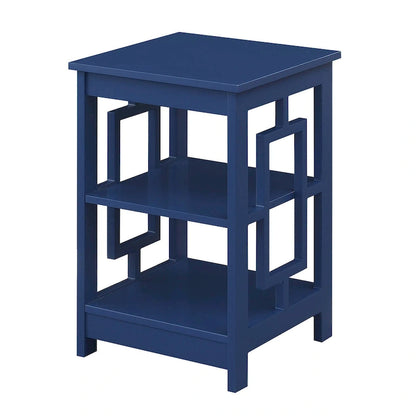 Convenience Concepts Town Square End Table with Shelves