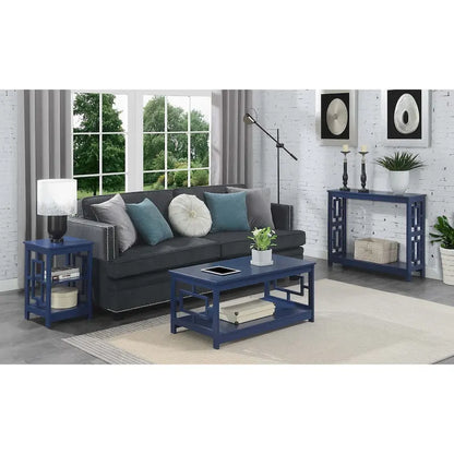 Convenience Concepts Town Square End Table with Shelves