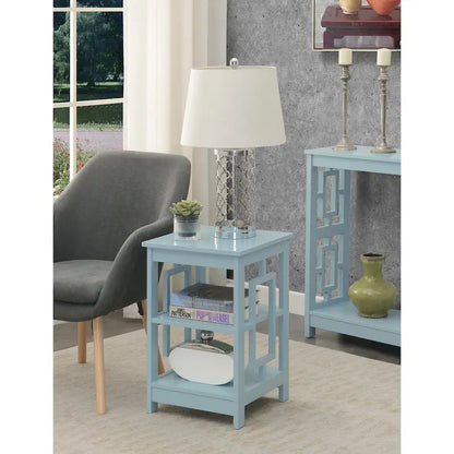Convenience Concepts Town Square End Table with Shelves