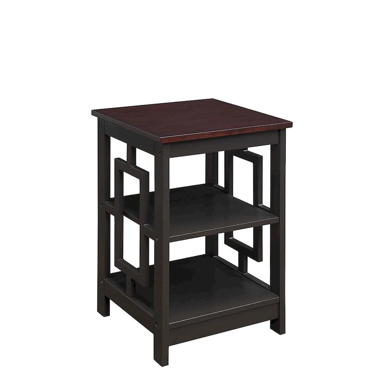 Convenience Concepts Town Square End Table with Shelves