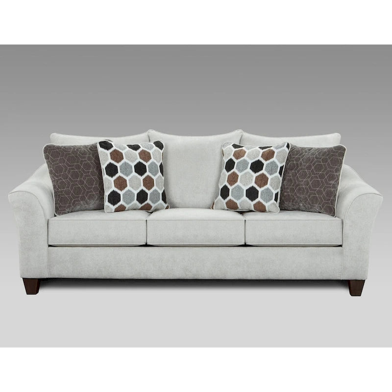 Roundhill Furniture Camero Fabric Pillowback Sofa