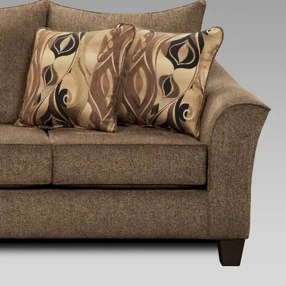 Roundhill Furniture Camero Fabric Pillowback Sofa