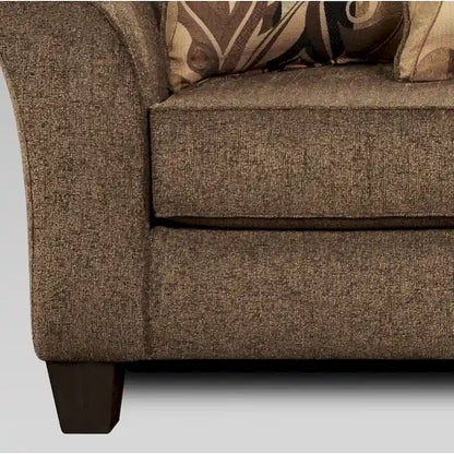 Roundhill Furniture Camero Fabric Pillowback Sofa