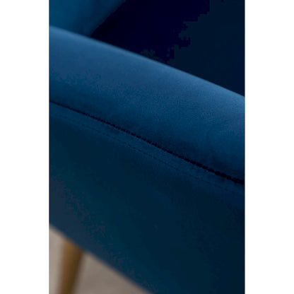 Roundhill Furniture Sovarol Velvet Button-Tufted Wing Back Accent Chair