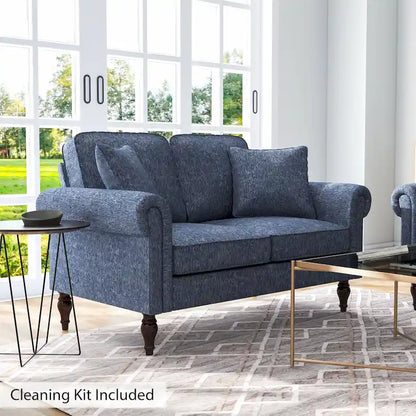 Igny Traditional Chenille Multiple Cushions Loveseat by Furniture of America