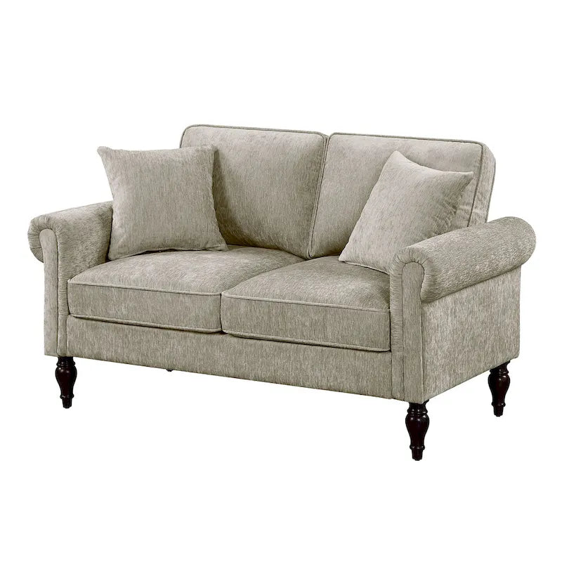 Igny Traditional Chenille Multiple Cushions Loveseat by Furniture of America