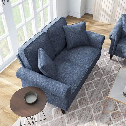 Igny Traditional Chenille Multiple Cushions Loveseat by Furniture of America